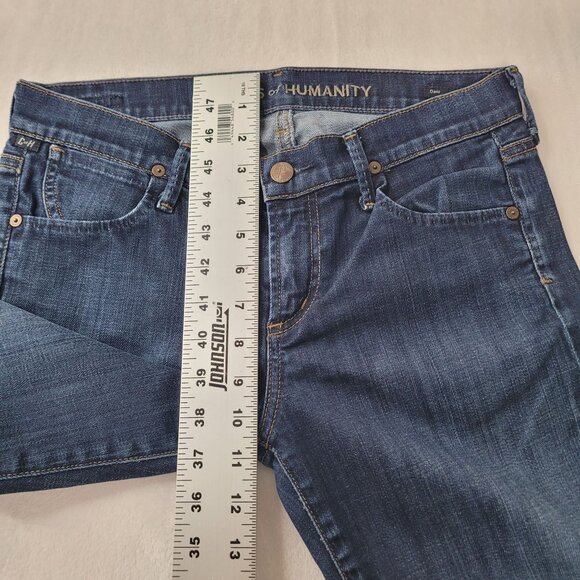 Citizens Of Humanity Dahan Womens Dani Dark Wash Cropped Leg Denim Jeans Size 27 - Picture 7 of 13